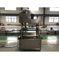 Automatic round square glass bottle filling capping and labeling machine